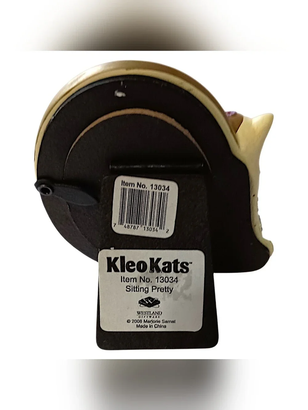 Kleo Kats Mini Cat Picture Photo Frame Hand Painted Whimsical Collectible Resin